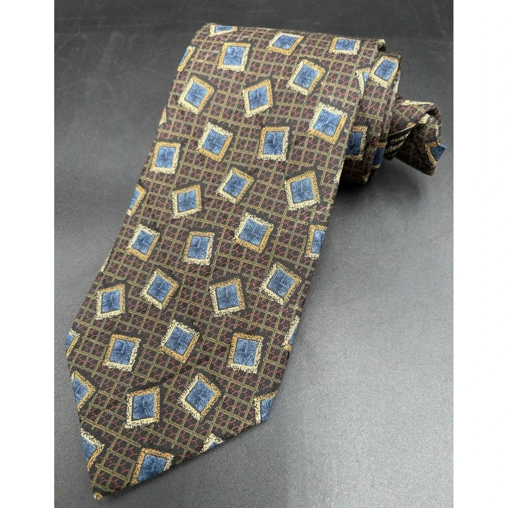ERMENEGILDO ZEGNA Men's Tie 100% Silk 60